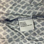 Liz Lange  blue white geometric open front long sleeve cardigan woman’s size XS Photo 3