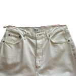 AGOLDE  Sz 30 Women's White Riley‎ High Rise Straight Crop Distressed Jeans NWT Photo 10