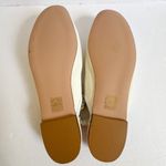 J.Crew  Zoe Ballet Scrunchy Slingback Flats Ivory Leather Size 10.5 Photo 8