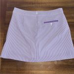 Lady Hagen  Lavender Stripe Seersucker Golf Skort Size 10 Photo 7