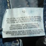 Nine West  Denim Blue Jeans Size 12 X 30 Straight Leg Embroidered Bling Boot Photo 9