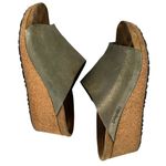 Birkenstock Papillo Namica Wedge Heel Slide in Gold Leather Size 42 Photo 6