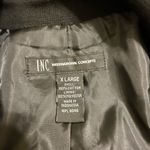 INC International Concepts Ruffle Sleeve Coat Black Size XL Photo 5