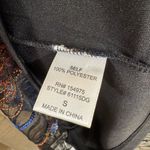 JessaKae Black Blue red Floral Embroidered Long Sleeve Dress Small Photo 5