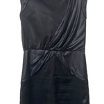 Karen Millen  Draped Black Shimmer Mini Dress Sz‎ 8 Photo 0