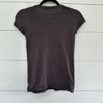 Juicy Couture  Women’s Petite Brown Logo Baby Tee Photo 3