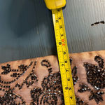 Purple Champagne Black Beaded Evening Dress Purse Photo 5