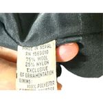 Vintage YakMagik Womens Wool Embroidered Patchwork Elephant Stitched Blazer sz S Black Photo 5