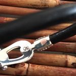 Brighton  Elegant Silver and Black Bracelet Bangle Photo 5