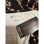 No Boundaries  Walk Thru Black Short Sleeve Floral High Low V Neck Romper Dress S Photo 5