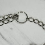 Coin Charm Silver Tone Metal Chain Link Belt Small (S) Classical Y2K Edgy ā” Photo 11