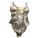 Red Carter Zebra Print Swim Suit Photo 1