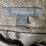 Ann Taylor Vintage Wool Dress Pants Womens 8 Beige Wide Leg Tweed Lined Career Photo 5