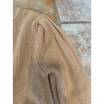 ZARA  poof shoulder sweater tan Medium Photo 1