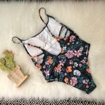 Xhilaration Xhiliration Floral Strappy One Piece NWOT Photo 1