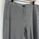 Betabrand Pants Women 2XL Black White Houndstooth Ankle Zip Classic Work Comfort Photo 1