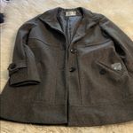 Van Heusen  Women’s Wool Charcoal Pea Coat size XL length 36” bust 44” brand new Photo 13