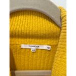 Tularosa  Mustard Yellow Mock Neck Ribbed Knit Sweater XXS Photo 1