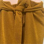 Anthropologie  elastic waist woman size LARGE pants copper color with shimmer Photo 3