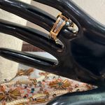 Gold and silver ring with a touch of vintage charm ring Size 9 Photo 4