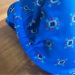 Aerie  Peacock Capri Blue Bikini Swim Underwire Push Up Top 36D Padded Corset Tie Photo 7