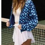 Free People NWT Movement Top Speed Water-Resistant Jacket M Blue Photo 0