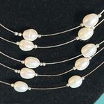 White Freshwater Rice Pearl Floating Illusion Multi Photo 1