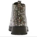 Arizona Black Floral Lug Sole Boots Women Size 9 M NEW 90s Vibe Memory Foam  NWOT Photo 2