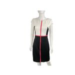 New York & Co. XS Color Block Sheath Dress Career Work Pink Detail Photo 3
