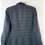 Tahari VINTAGE  Arthur S Levine Womens Blazer Black Trench Overcoat Acrylic 10 Photo 6