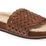 Rag and Bone Bailey Suede Sherpa-Lined Slides Photo 0
