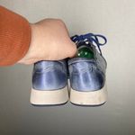 Dansko | Womans Christina Blue Metallic Brush 37 Photo 3