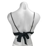 ZARA Black Crochet Knit Sleeveless Cami Camisole Bralette Crop Tank Top Size M Photo 1