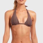 Vitamin A Reversible Bikini Top Talia Cigar Strip Photo 0