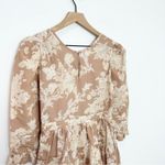 Love Shack Fancy Lienzo dress in espresso foam size 2 Photo 6