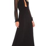 Jill Stuart Jill Cut Out Front A-Line Maxi Dress 2 Black Photo 0