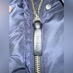 Mackage  Puffy Coat Large Navy Raccoon Fur Hood Photo 1