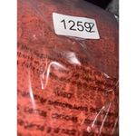 Free People ‎ Women's Sweater Open Knit Ruffle Hem Pullover Coral Orange S EUC Photo 8