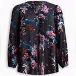 Torrid New Crinkle Gauze Button-Front Peasant Top Size 4X Photo 1