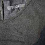 Tibi  Black Layer Blouse W Sheer  Long Sleeves Button Back  Silk Top Wool Size 4 Photo 8