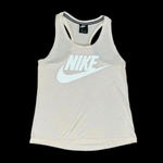 Nike Essential Tank Top Womens Medium Baby Pink Sleeveless Shirt Center Swoosh Photo 3