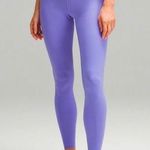 Lululemon Wunder Train High Rise Tights Athletic Leggings Dark Lavender 14 NWT Photo 0