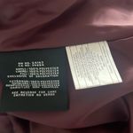 Cole Haan Burgundy Quilted Long Jacket w/Brown Leather Trim, NO BELT XL $260 Photo 12