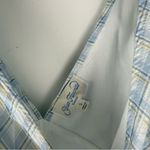 PacSun  Chic Blue and Green Plaid Dress Photo 3