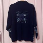 Cabin creek Patchwork Knit Sweater Photo 2