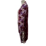 Free People  Bali‎ Wrapped In Blooms Shawl Kimono Wrap Berry Combo One Size Photo 5