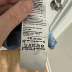 Old Navy  | Blue Denim Chambray Embroidered Cutwork Eyelet Peasant Mini Dress, L Photo 8