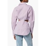 Equipment  Alya Cutout Button-Up Shirt Color: Red Multi $265.00 retail (New) Photo 2