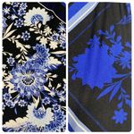 Apt. 9  Blue Floral Geometric Maxi Skirt with Ruched Waistband – Boho Chic Photo 4