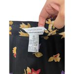 Sophisticates By Jonathan Martin Black Floral Print Silk Vintage Maxi Skirt S Photo 5